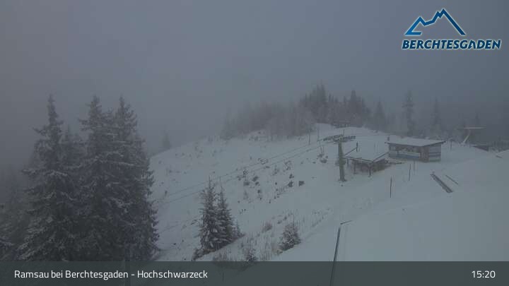 Archiv Foto Webcam Hochschwarzeck, Ramsau bei Berchtesgaden