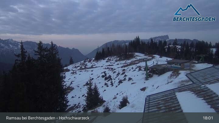 Archiv Foto Webcam Hochschwarzeck, Ramsau bei Berchtesgaden