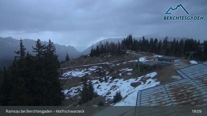 Archiv Foto Webcam Hochschwarzeck, Ramsau bei Berchtesgaden