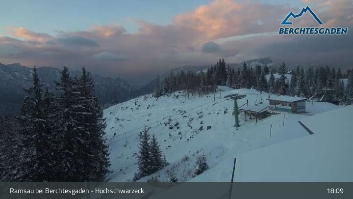 Archiv Foto Webcam Hochschwarzeck, Ramsau bei Berchtesgaden