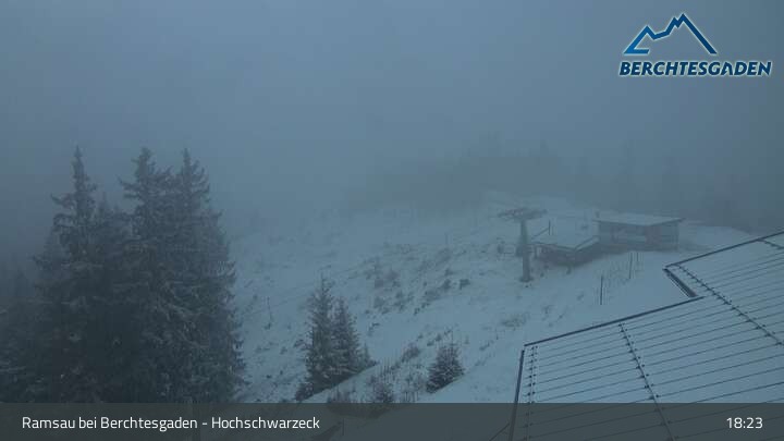 Archiv Foto Webcam Hochschwarzeck, Ramsau bei Berchtesgaden