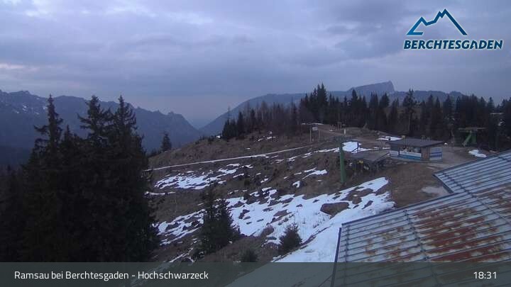 Archiv Foto Webcam Hochschwarzeck, Ramsau bei Berchtesgaden