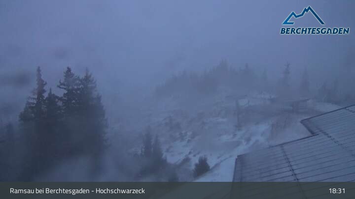 Archiv Foto Webcam Hochschwarzeck, Ramsau bei Berchtesgaden