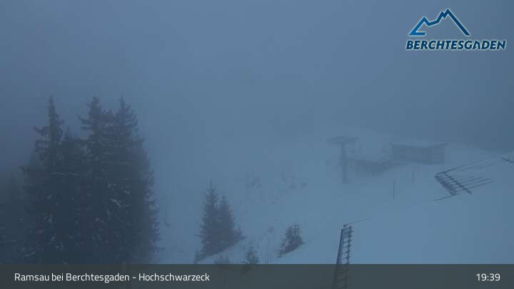 Archiv Foto Webcam Hochschwarzeck, Ramsau bei Berchtesgaden
