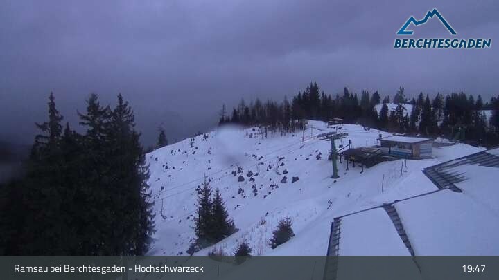 Archiv Foto Webcam Hochschwarzeck, Ramsau bei Berchtesgaden
