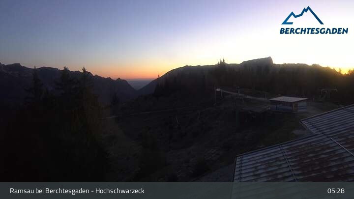 Archiv Foto Webcam Hochschwarzeck, Ramsau bei Berchtesgaden