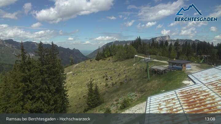Archiv Foto Webcam Hochschwarzeck, Ramsau bei Berchtesgaden