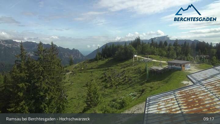 Archiv Foto Webcam Hochschwarzeck, Ramsau bei Berchtesgaden