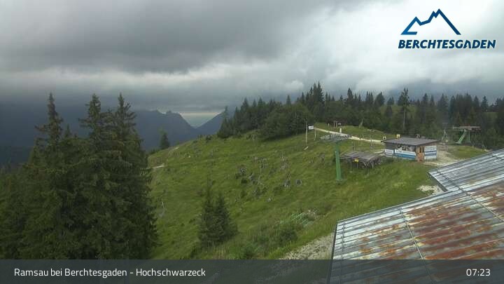 Archiv Foto Webcam Hochschwarzeck, Ramsau bei Berchtesgaden