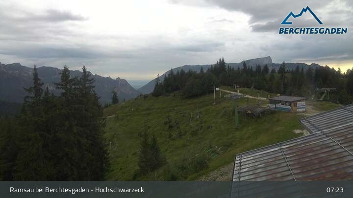 Archiv Foto Webcam Hochschwarzeck, Ramsau bei Berchtesgaden