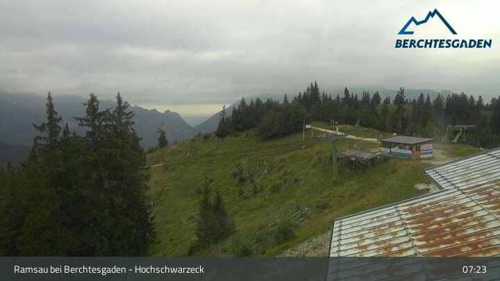 Archiv Foto Webcam Hochschwarzeck, Ramsau bei Berchtesgaden