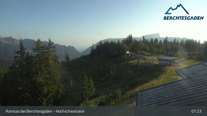 Archiv Foto Webcam Hochschwarzeck, Ramsau bei Berchtesgaden