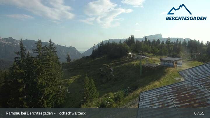 Archiv Foto Webcam Hochschwarzeck, Ramsau bei Berchtesgaden