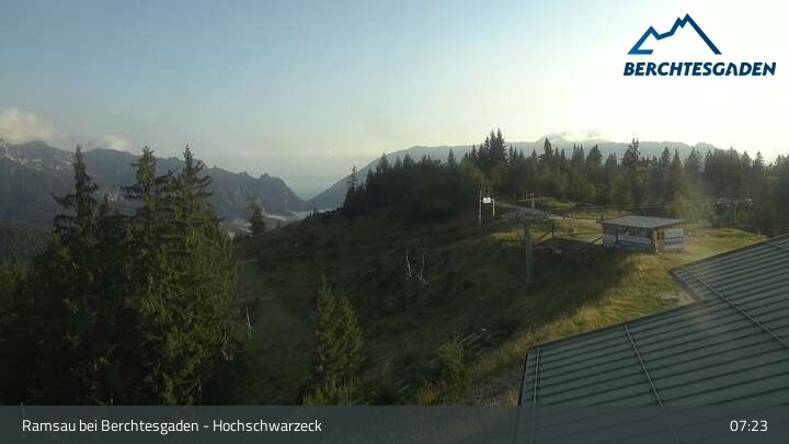 Archiv Foto Webcam Hochschwarzeck, Ramsau bei Berchtesgaden