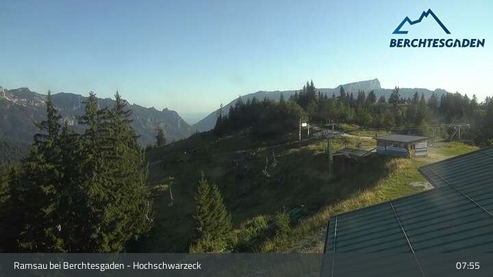 Archiv Foto Webcam Hochschwarzeck, Ramsau bei Berchtesgaden