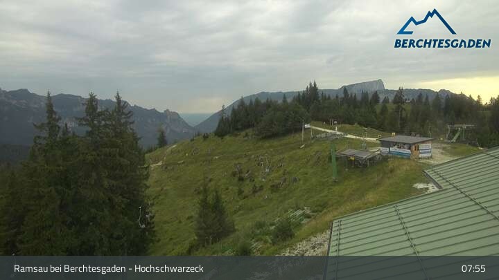 Archiv Foto Webcam Hochschwarzeck, Ramsau bei Berchtesgaden
