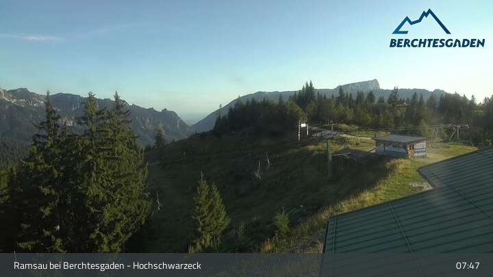 Archiv Foto Webcam Hochschwarzeck, Ramsau bei Berchtesgaden