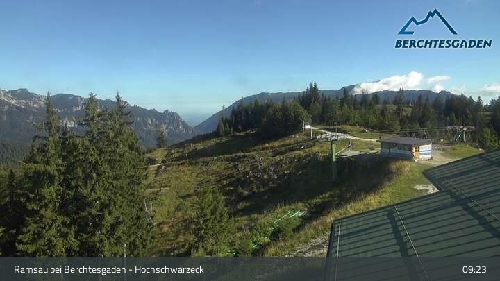 Archiv Foto Webcam Hochschwarzeck, Ramsau bei Berchtesgaden