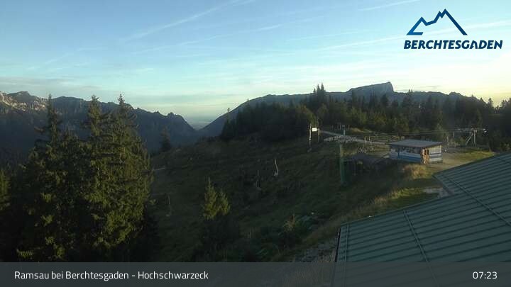 Archiv Foto Webcam Hochschwarzeck, Ramsau bei Berchtesgaden