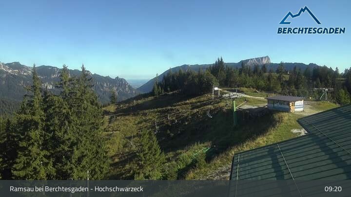 Archiv Foto Webcam Hochschwarzeck, Ramsau bei Berchtesgaden