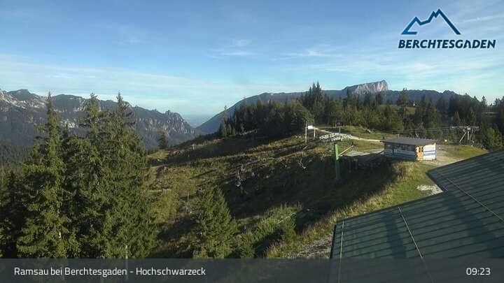Archiv Foto Webcam Hochschwarzeck, Ramsau bei Berchtesgaden