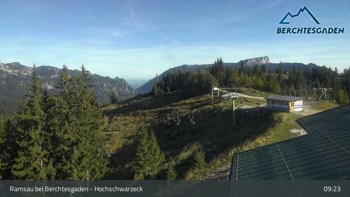 Archiv Foto Webcam Hochschwarzeck, Ramsau bei Berchtesgaden