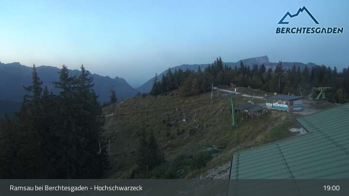 Archiv Foto Webcam Hochschwarzeck, Ramsau bei Berchtesgaden