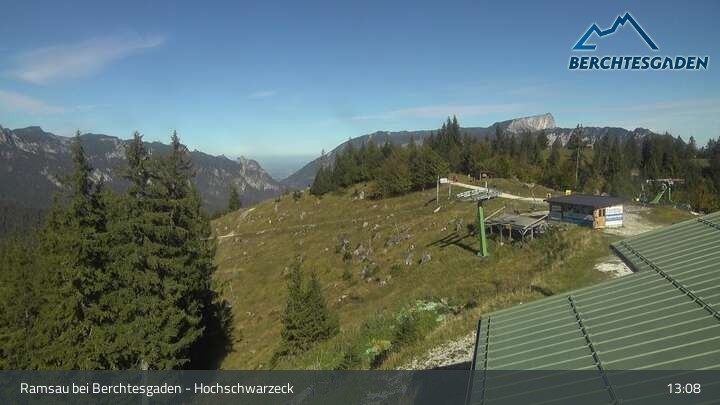 Archiv Foto Webcam Hochschwarzeck, Ramsau bei Berchtesgaden