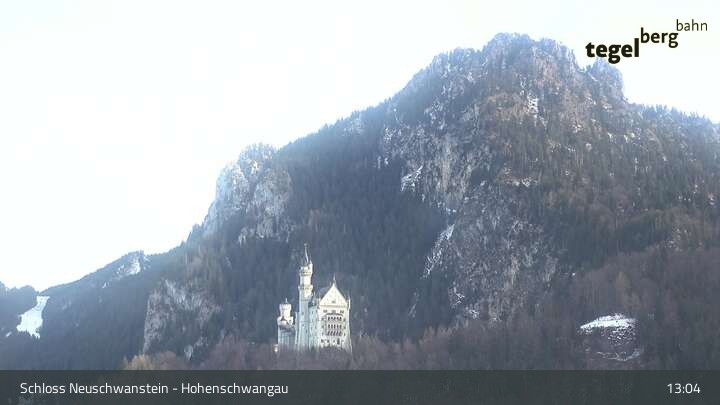 Archiv Foto Webcam Schloss Hohenschwangau