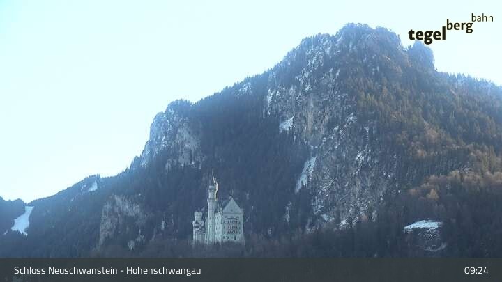 Archiv Foto Webcam Schloss Hohenschwangau