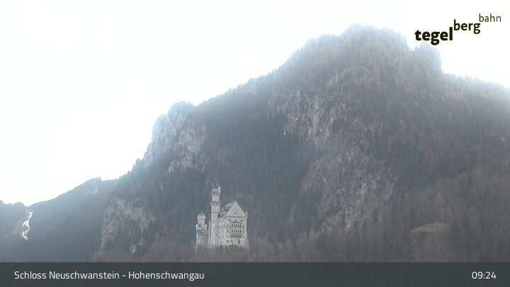 Archiv Foto Webcam Schloss Hohenschwangau