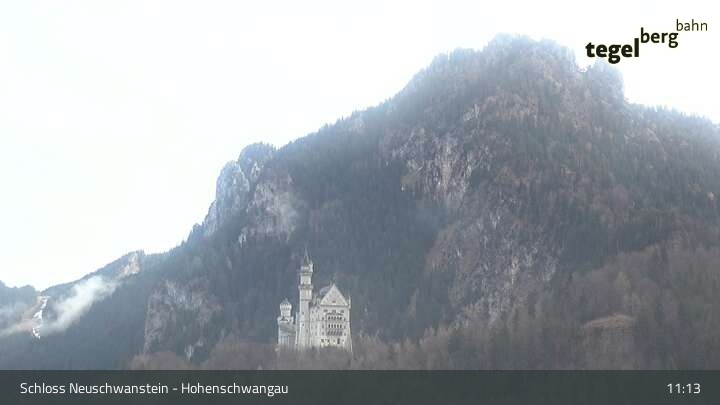 Archiv Foto Webcam Schloss Hohenschwangau