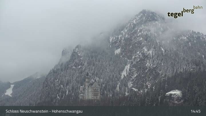 Archiv Foto Webcam Schloss Hohenschwangau