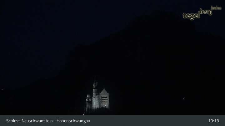 Archiv Foto Webcam Schloss Hohenschwangau