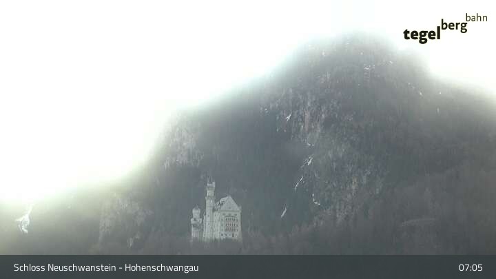 Archiv Foto Webcam Schloss Hohenschwangau