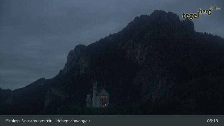 Archiv Foto Webcam Schloss Hohenschwangau