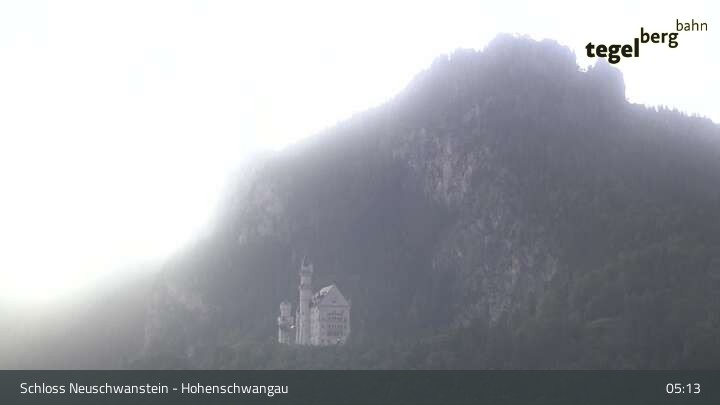 Archived image Webcam Hohenschwangau Castle