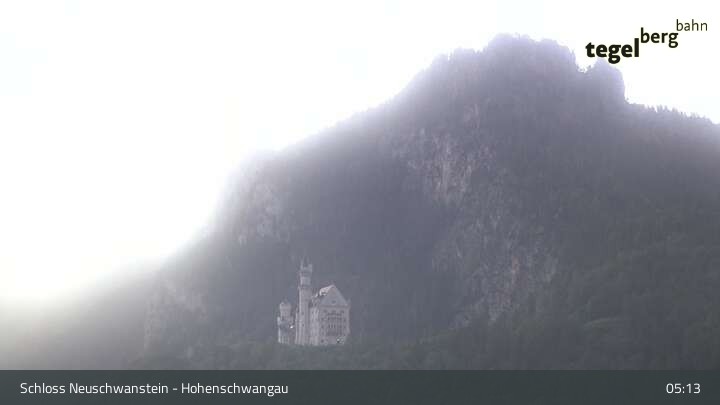 Archived image Webcam Hohenschwangau Castle