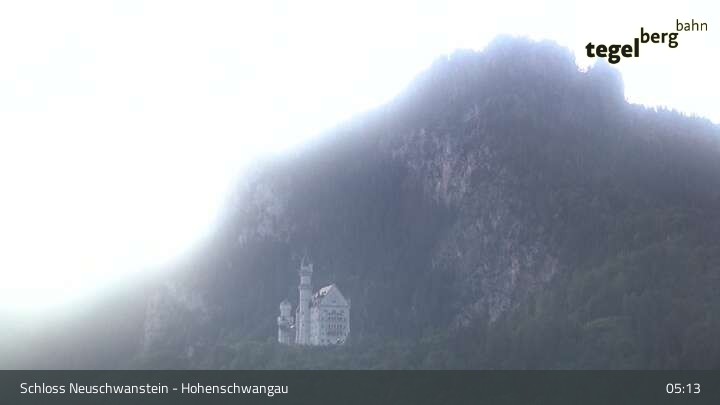Archiv Foto Webcam Schloss Hohenschwangau