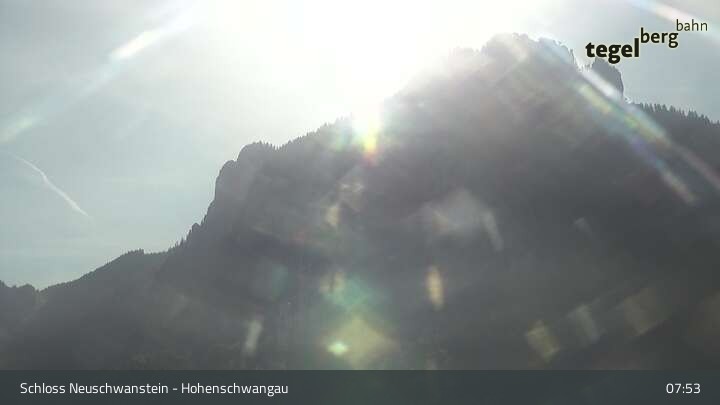 Archiv Foto Webcam Schloss Hohenschwangau