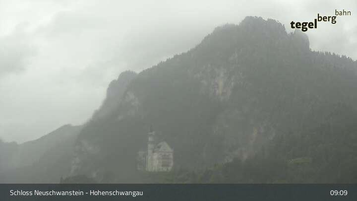 Archiv Foto Webcam Schloss Hohenschwangau
