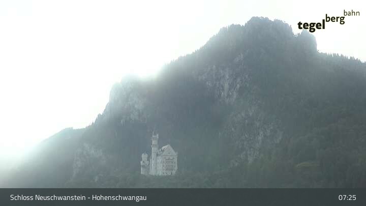 Archiv Foto Webcam Schloss Hohenschwangau