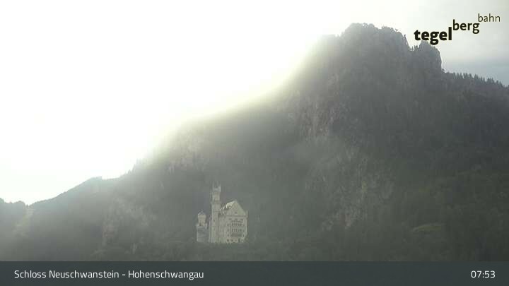 Archiv Foto Webcam Schloss Hohenschwangau
