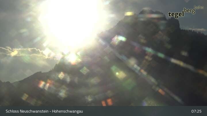 Archiv Foto Webcam Schloss Hohenschwangau
