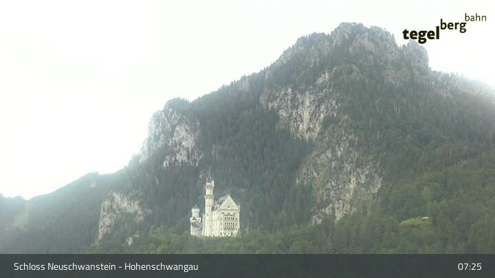 Archiv Foto Webcam Schloss Hohenschwangau
