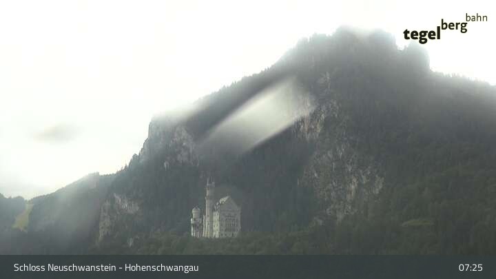 Archiv Foto Webcam Schloss Hohenschwangau