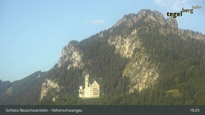 Archiv Foto Webcam Schloss Hohenschwangau