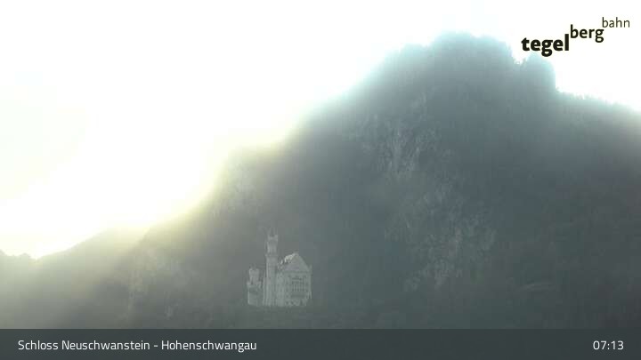Archiv Foto Webcam Schloss Hohenschwangau