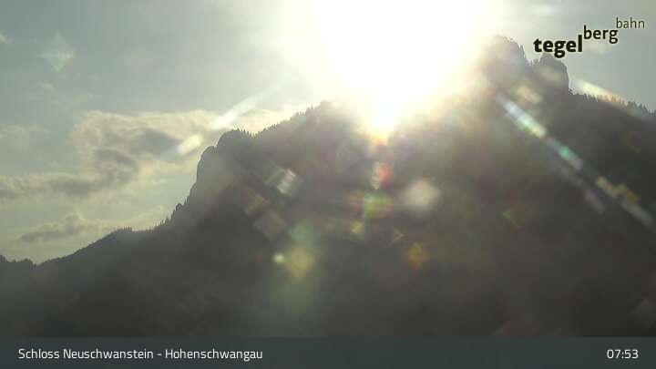 Archiv Foto Webcam Schloss Hohenschwangau