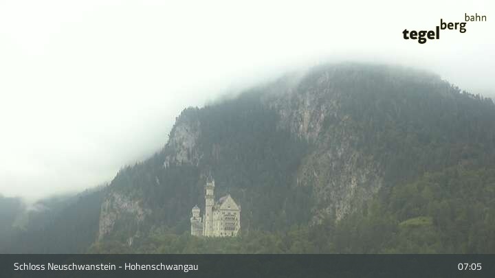Archived image Webcam Hohenschwangau Castle